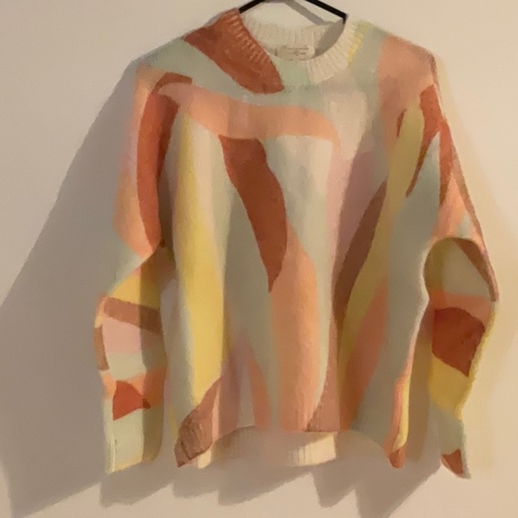 NEW Sézane Amicie Jumper in Leaves Size M - Picture 6 of 6